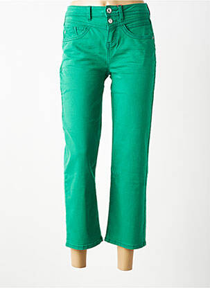 Jeans coupe droite taille normale taille normale vert STREET ONE femme