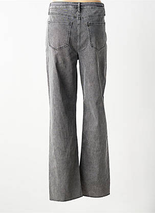Jeans coupe droite taille normale taille normale gris GEISHA femme