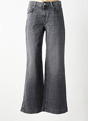 Jeans coupe large taille normale taille normale noir GARCIA femme