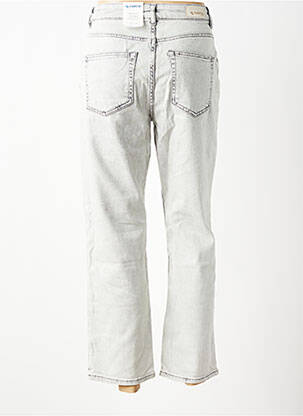 Jeans coupe slim tissage brut taille normale gris GARCIA femme