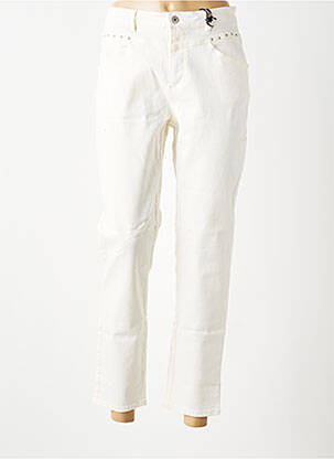 Jeans coupe slim tissage brut taille normale beige WAY (WAY ARE YOU) BY IKKS femme