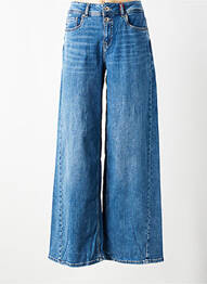 Jeans coupe large tissage brut taille normale bleu STREET ONE femme