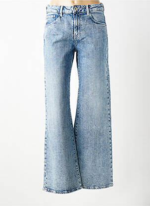 Jeans coupe large stretch taille normale bleu GARCIA femme