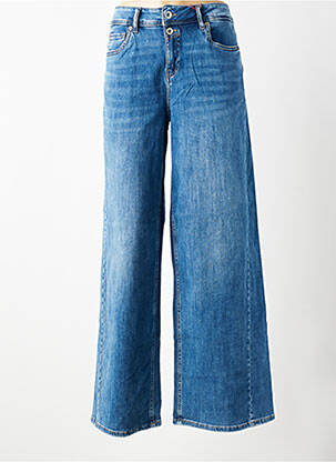 Jeans coupe large tissage brut taille normale bleu STREET ONE femme