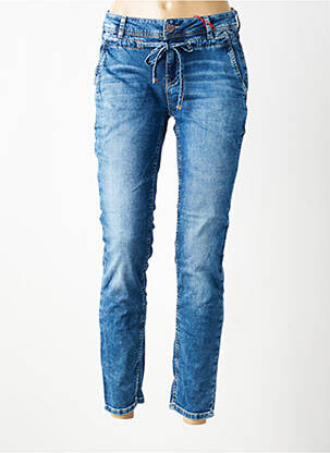 Jeans coupe slim tissage brut taille normale bleu STREET ONE femme