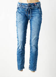 Jeans coupe slim tissage brut taille normale bleu STREET ONE femme