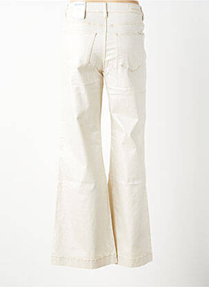 Jeans coupe large stretch taille normale beige GARCIA femme