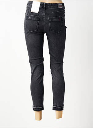 Jeans coupe slim tissage brut taille normale noir STREET ONE femme