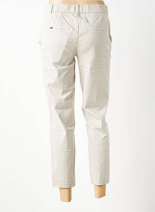 Pantalon chino tissage popeline taille normale beige STREET ONE femme
