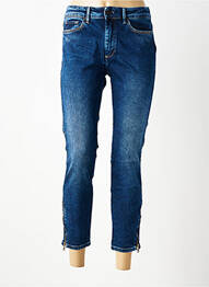 Jeans coupe slim tissage brut taille normale bleu SALSA femme