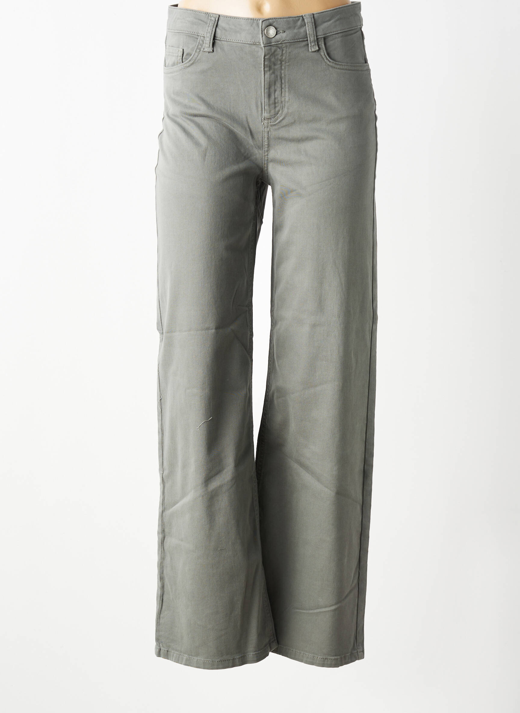 Jeans coupe droite taille normale taille normale vert SOYACONCEPT femme