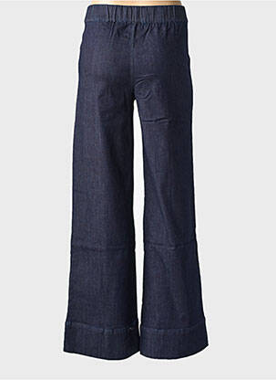 Jeans coupe large stretch taille normale bleu GEISHA femme