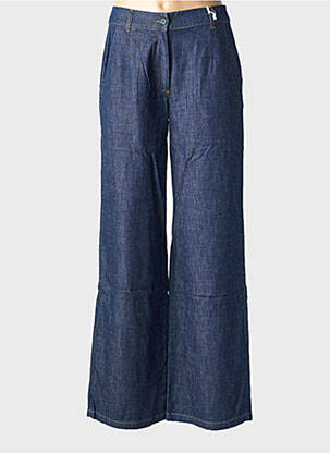 Jeans coupe large taille normale taille normale bleu GEISHA femme