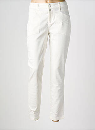 Jeans coupe slim stretch taille normale blanc STREET ONE femme