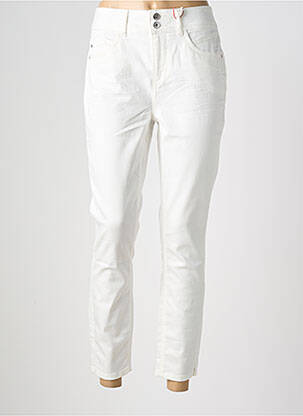 Jeans coupe slim stretch taille normale blanc STREET ONE femme