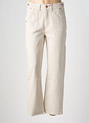 Jeans coupe large stretch taille normale beige STREET ONE femme