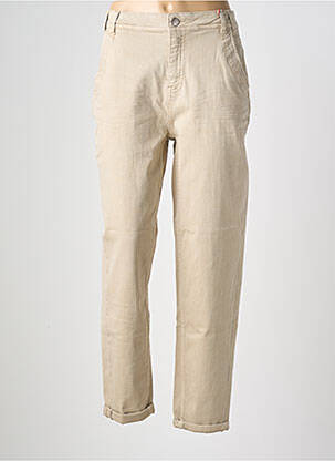 Jean coupe mom poches taille normale beige STREET ONE femme