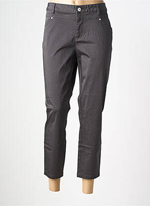 Pantalon 7/8 stretch taille normale gris STREET ONE femme