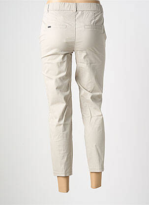Pantalon 7/8 stretch taille normale beige STREET ONE femme