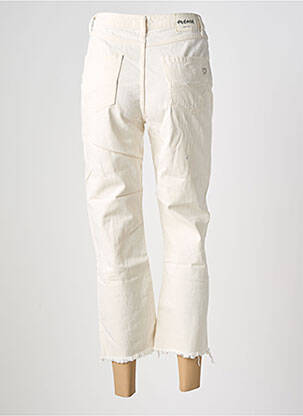 Jeans coupe droite taille normale taille normale blanc PLEASE femme