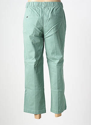 Pantalon chino fermeture zippée sous rabat boutonné taille normale vert STREET ONE femme