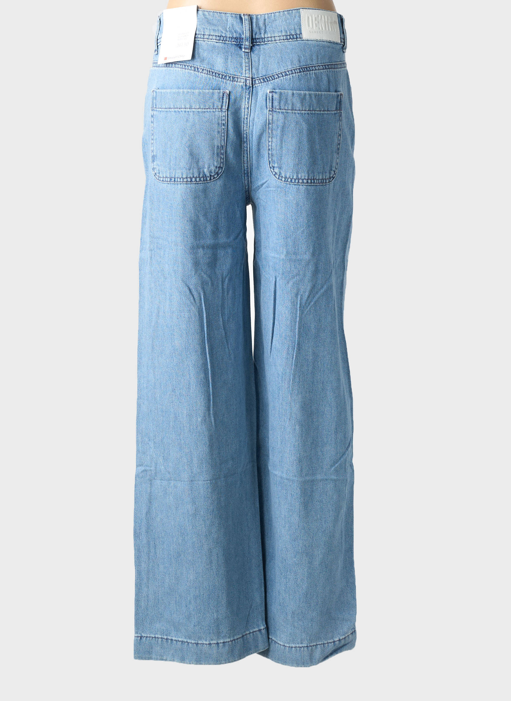 Jeans coupe large taille normale taille normale bleu STREET ONE femme