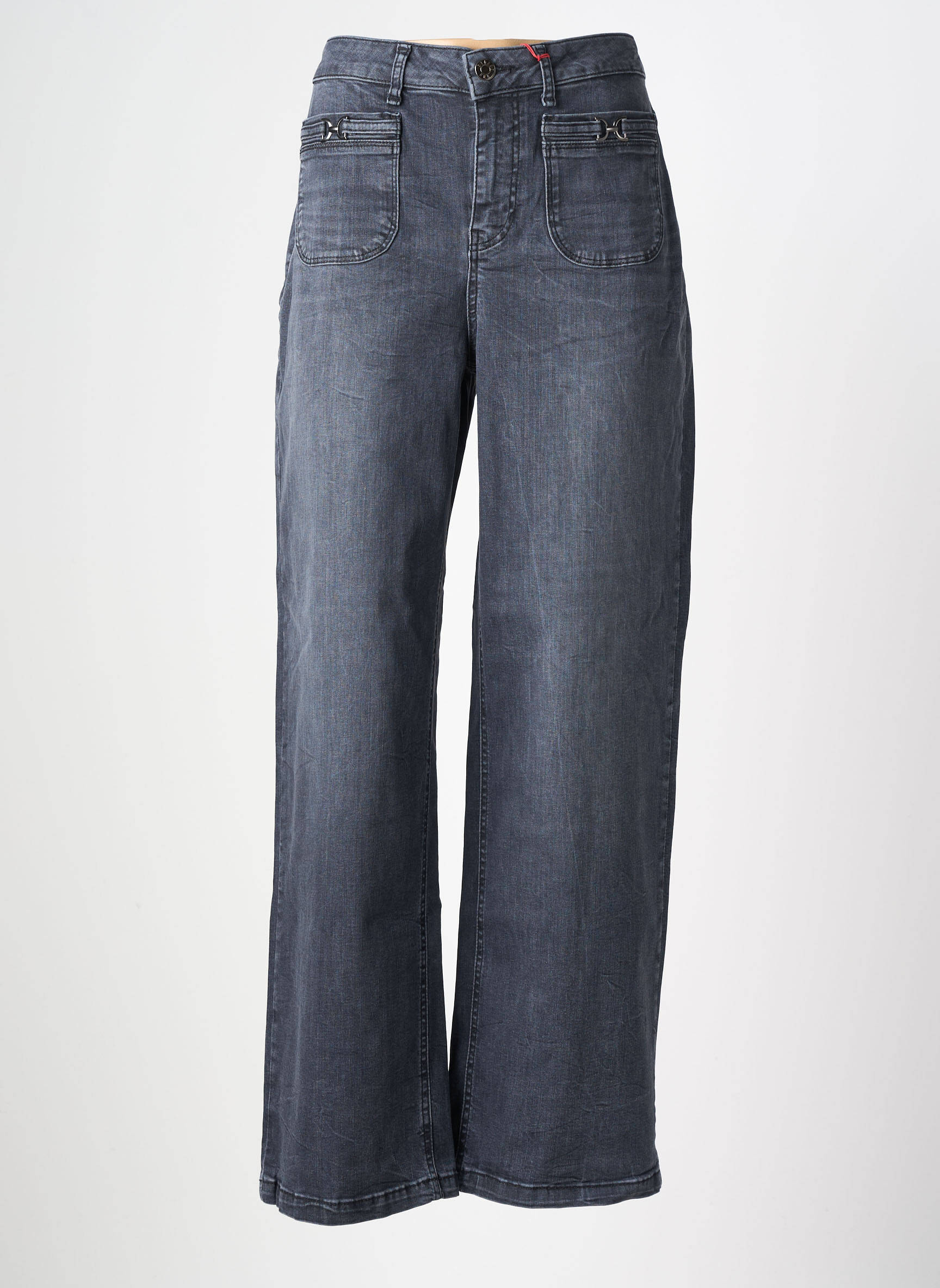 Jeans coupe large stretch taille normale gris STREET ONE femme