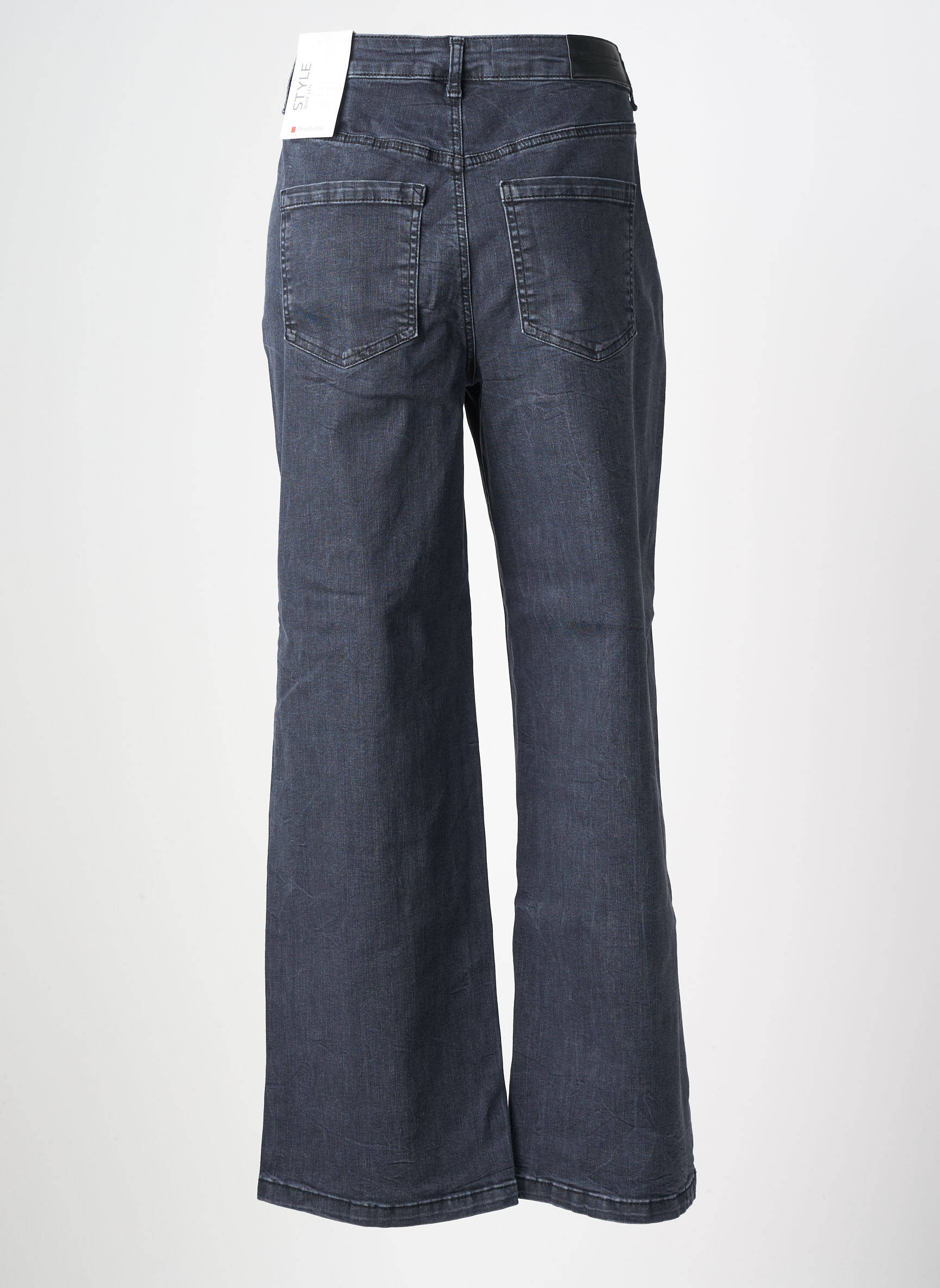 Jeans coupe large stretch taille normale gris STREET ONE femme
