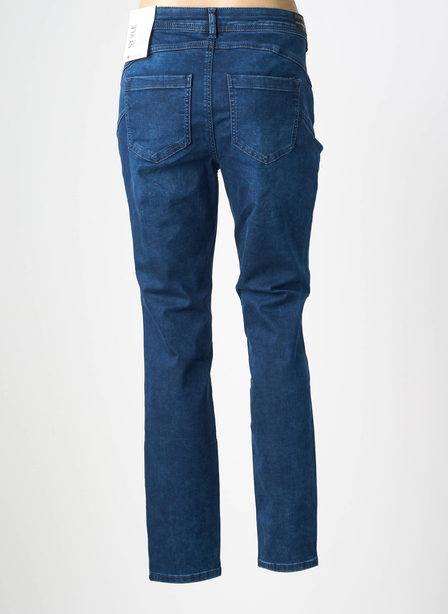 Jeans coupe slim stretch taille normale bleu STREET ONE femme