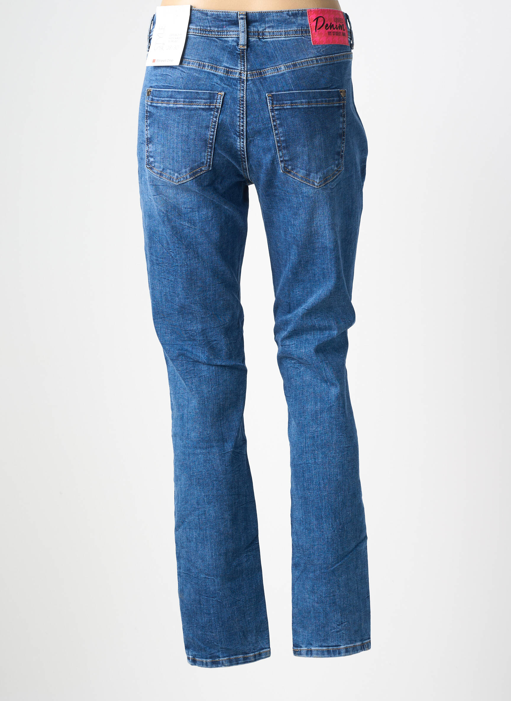 Jeans coupe slim stretch taille normale bleu STREET ONE femme