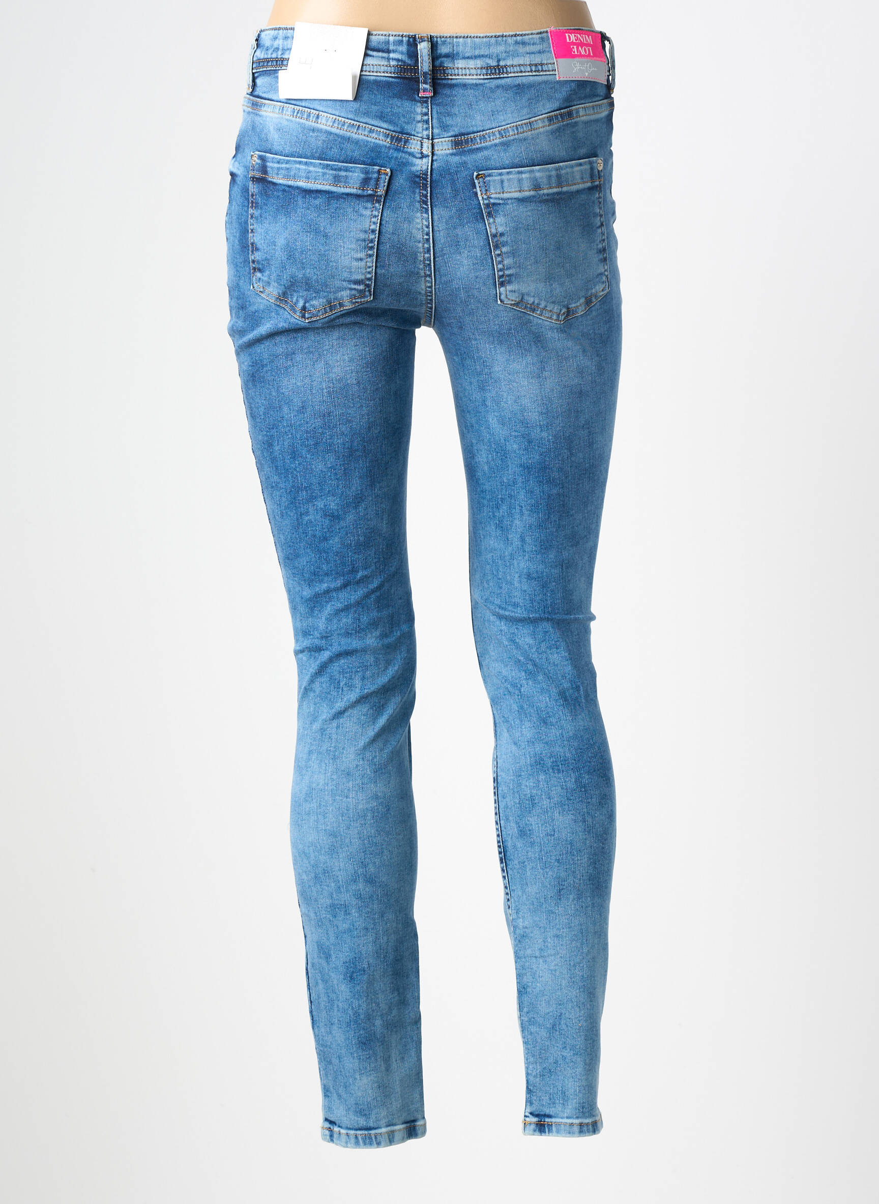 Jeans coupe slim stretch taille normale bleu STREET ONE femme