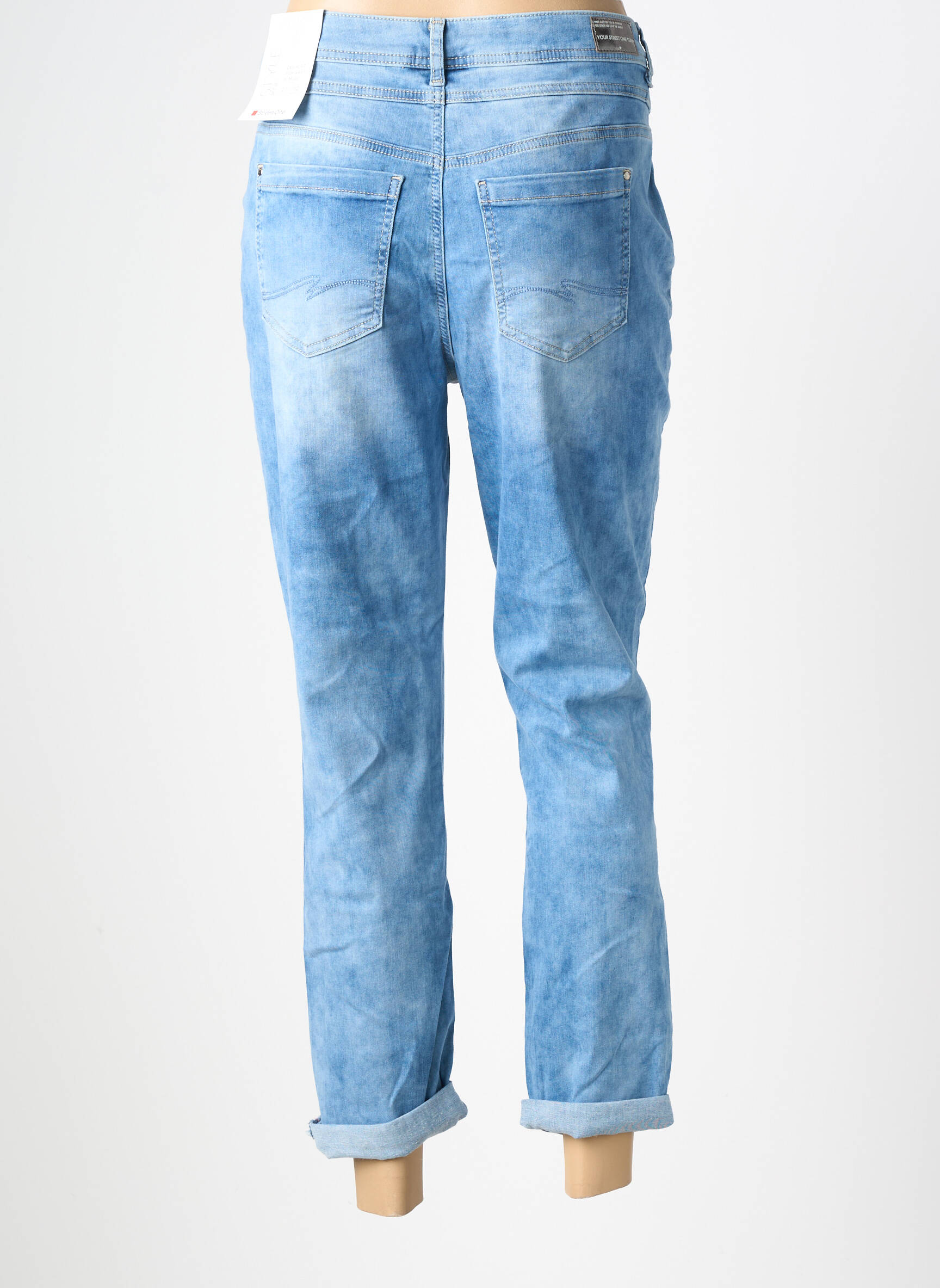 Jeans coupe slim stretch taille normale bleu STREET ONE femme