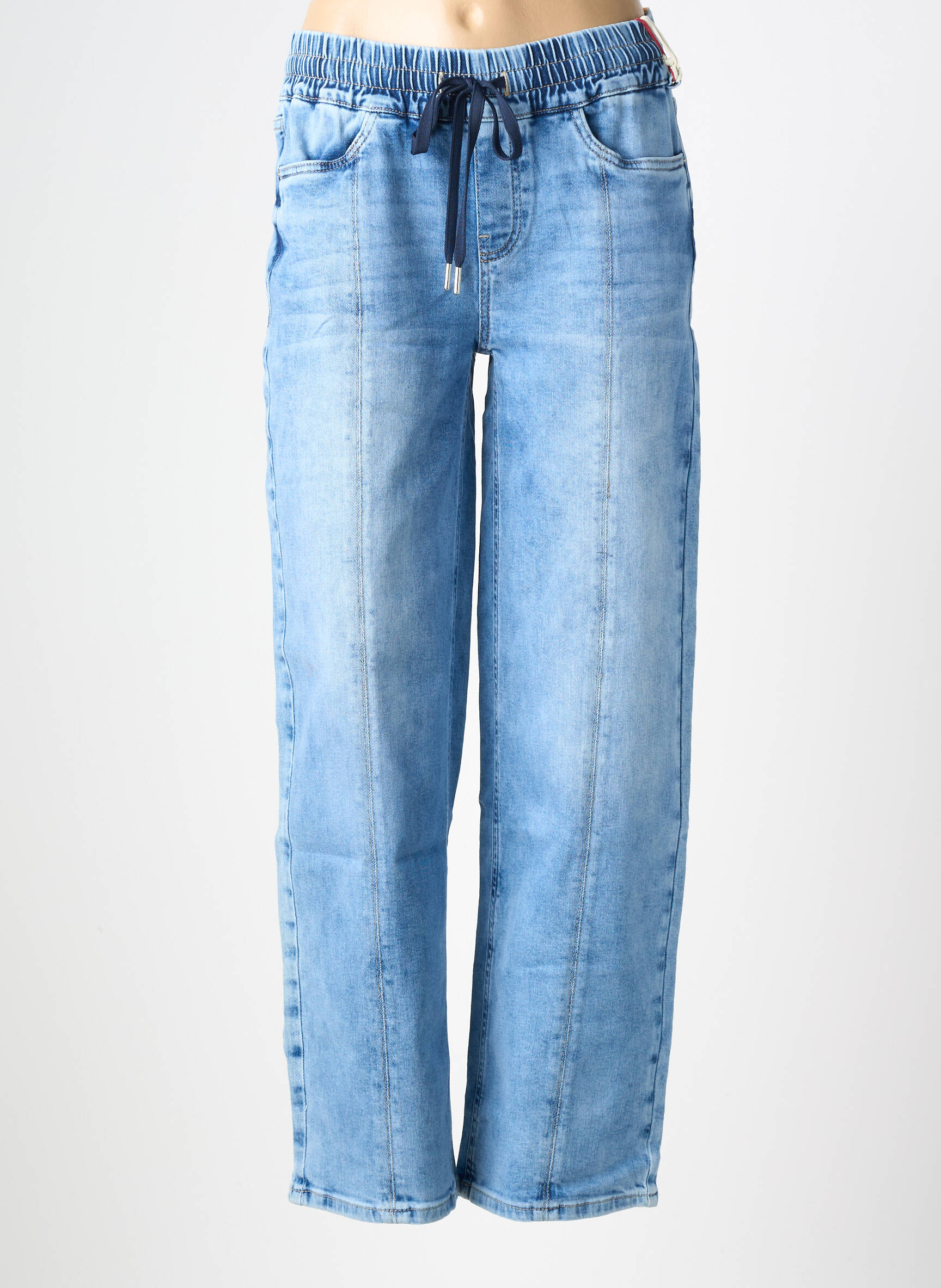 Jeans coupe large stretch taille normale bleu STREET ONE femme