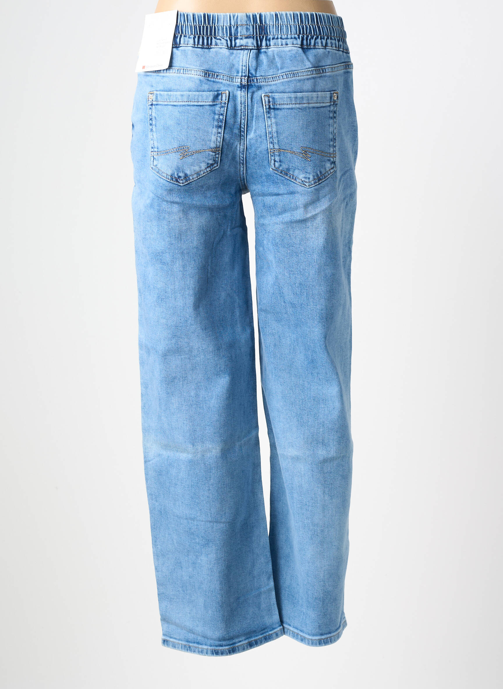 Jeans coupe large stretch taille normale bleu STREET ONE femme