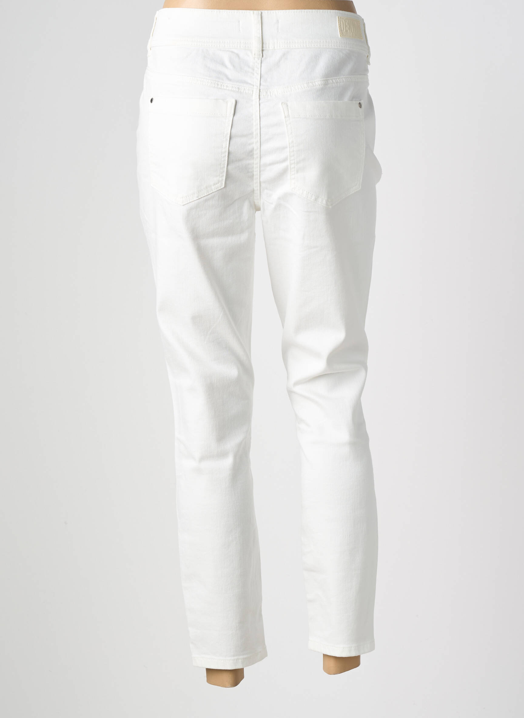 Jeans coupe slim stretch taille normale blanc STREET ONE femme