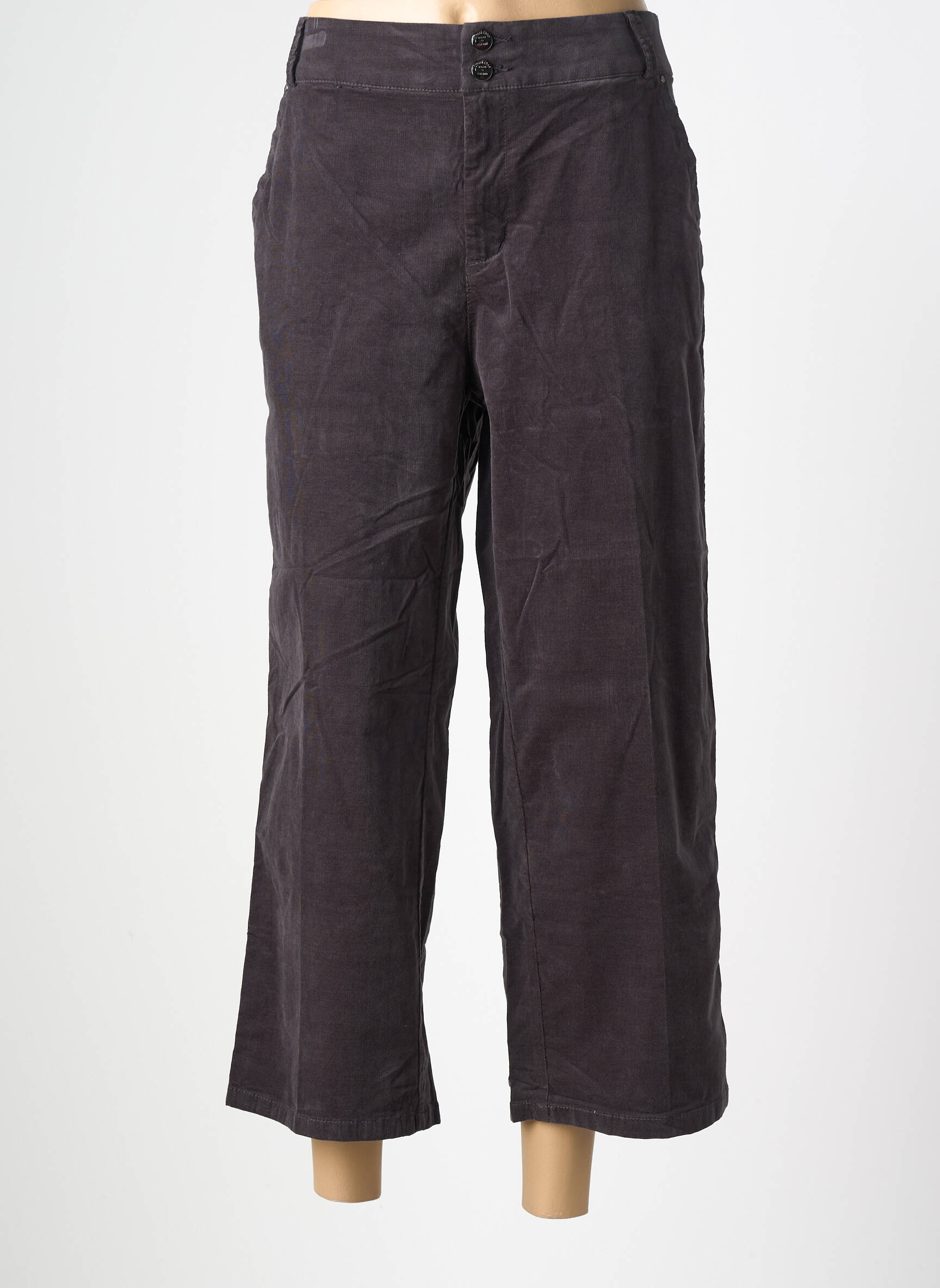 Pantalon 7/8 stretch taille normale noir STREET ONE femme