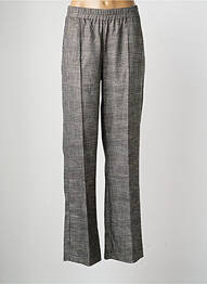 Pantalon droit stretch taille normale gris GEISHA femme