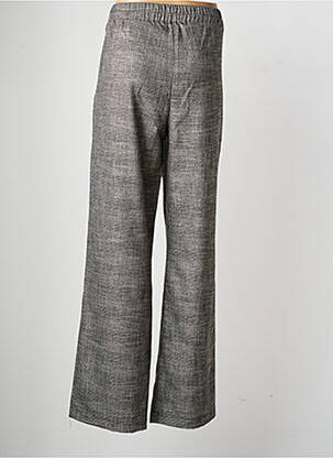 Pantalon droit stretch taille normale gris GEISHA femme