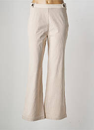 Pantalon flare stretch taille normale beige LES TROPEZIENNES PAR M.BELARBI femme