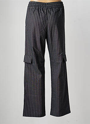 Pantalon cargo coupe droite taille élastique gris LE TEMPS DES CERISES fille