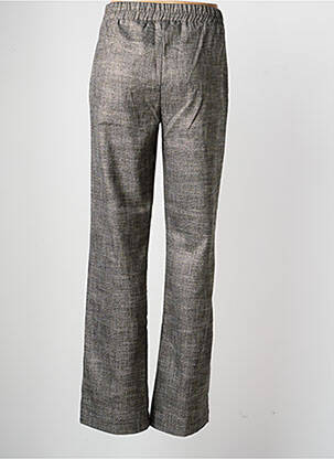 Pantalon droit stretch taille normale gris GEISHA femme