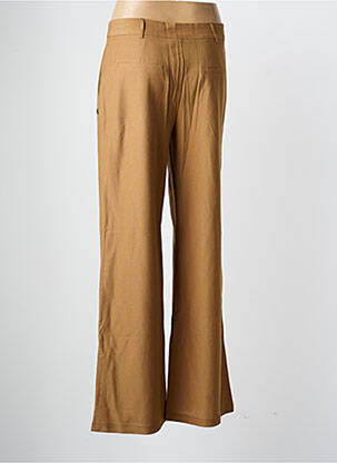 Pantalon flare taille normale taille normale marron GARCIA femme