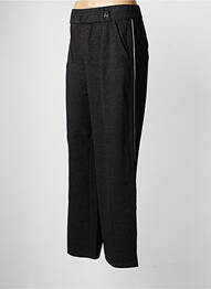 Pantalon droit stretch taille haute noir STREET ONE femme