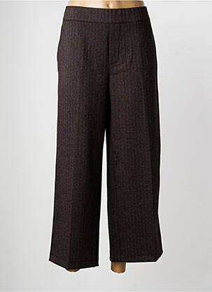 Pantalon 7/8 stretch taille normale marron STREET ONE femme