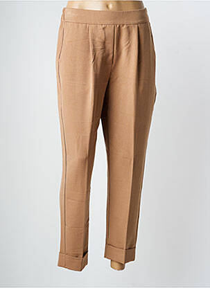Pantalon droit stretch taille normale beige GEISHA femme