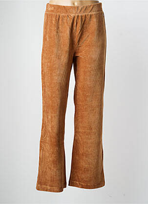 Pantalon flare stretch taille normale marron GARCIA femme