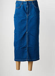 Jupe longue coupe droite bleu LES TROPEZIENNES PAR M.BELARBI femme