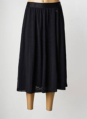 Jupe longue coupe droite noir STREET ONE femme