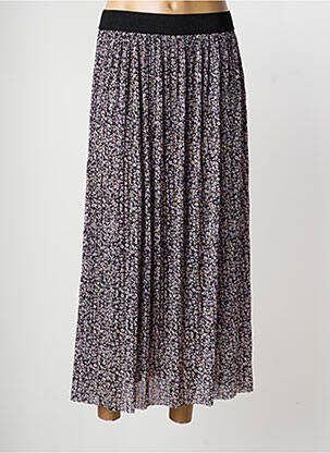 Jupe longue imprimé fantaisie noir GARCIA femme