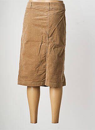 Jupe mi-longue stretch marron STREET ONE femme